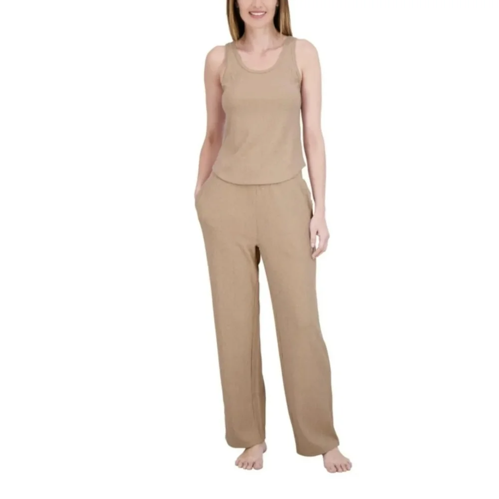 LIVE 2 LOUNGE 3 PIECE SET WOMEN'S COLOR TAN - Picture 3 of 5